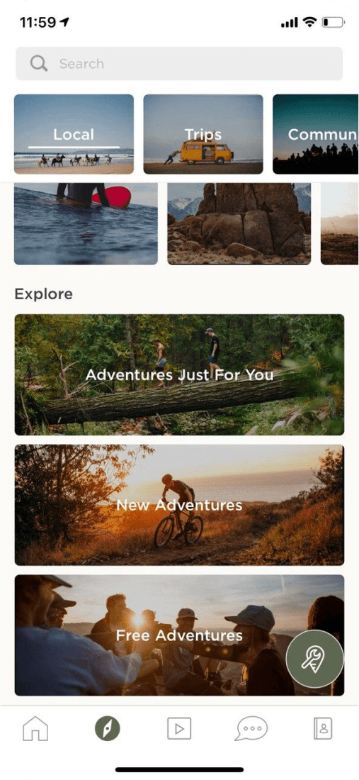 adventure aide_project_mainpage